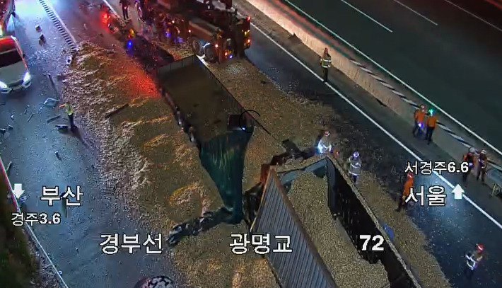 사고 현장 모습. 경북소방본부 제공