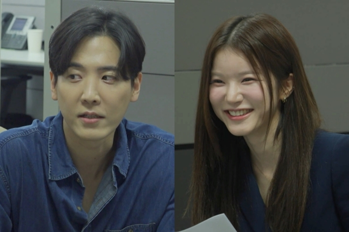 왼쪽부터 MBC 김준상 아나운서, 박소영 아나운서. '전지적 참견 시점' 제공