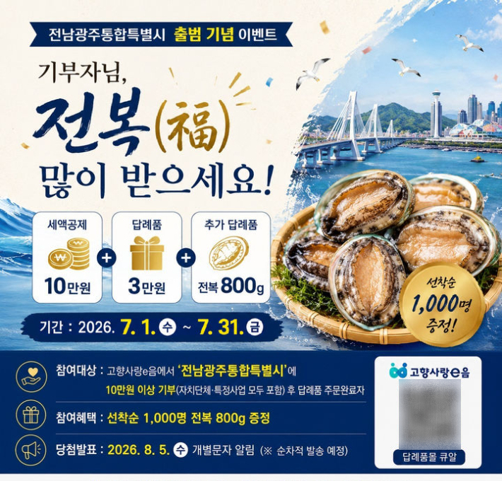 전남광주통합특별시 제공 