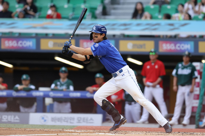 7월 첫 주에만 결승타 2개를 때려낸 삼성 구자욱. 삼성 