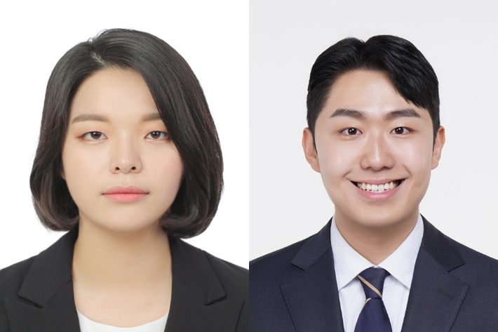 더불어민주당 이윤재(왼쪽)·정재우 충북도의원. 충북도의회 제공 