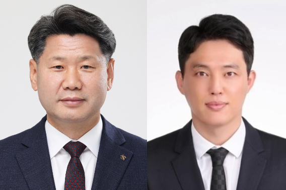 임승필·황현철 의원(왼쪽부터). 울진군의회 제공