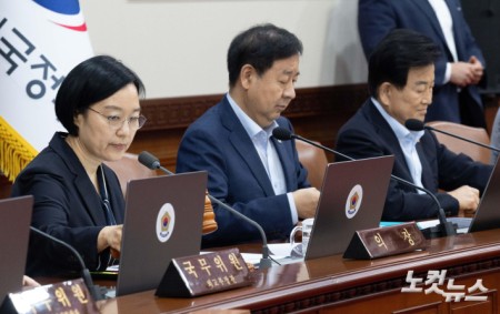 의사봉 두드리는 한 총리