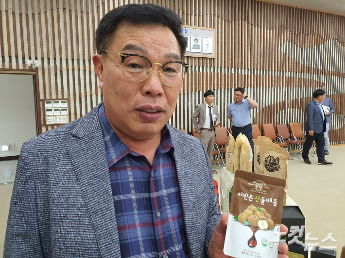 고영우 순천시 소상공인연합회장. 고영호 기자