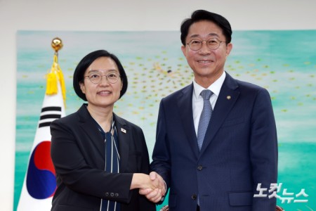 한성숙 국무총리 만난 조정식 국회의장