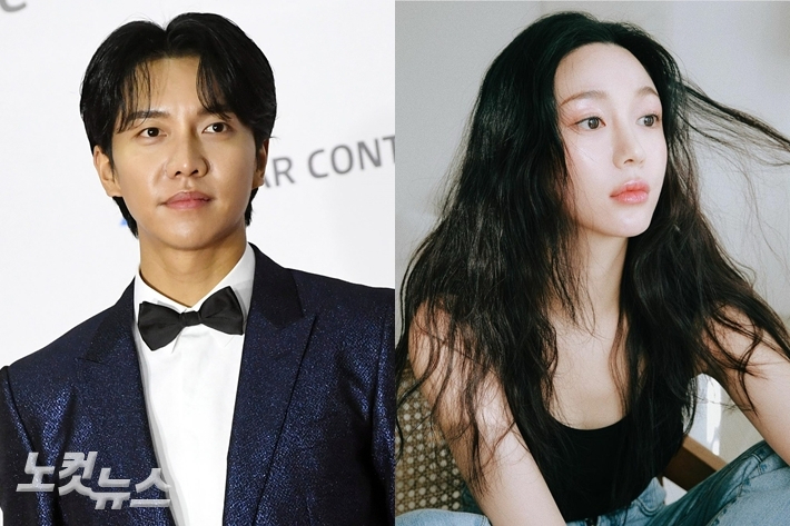 가수 겸 배우 이승기(왼쪽)와 배우 이다인. 황진환 기자·이다인 SNS