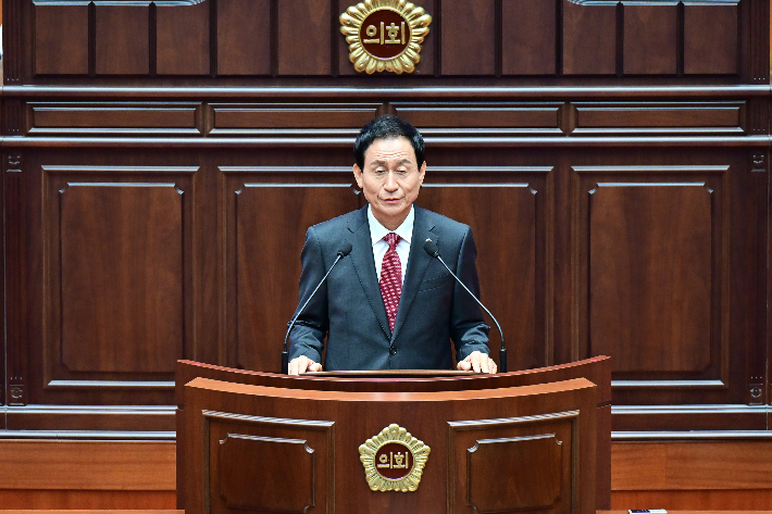 강무길 부산시의회 의장. 부산시의회 제공
