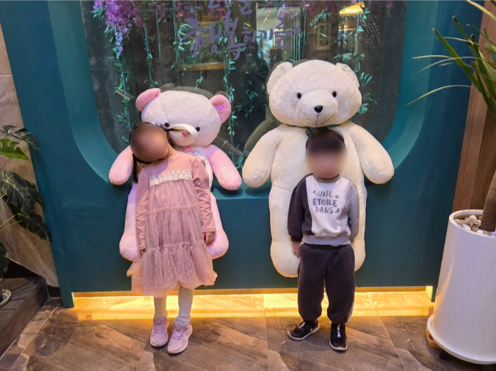 이숙진씨 가정에서 위탁 보호 중인 둘째와 셋째. 이숙진씨 제공