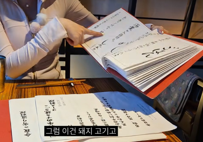 여러 메뉴를 하나씩 비교한 B씨는 "거의 모든 메뉴 가격이 일본어 메뉴판이 더 저렴하다. (심지어) 관광객용 메뉴판에는 없던 메뉴도 있다"고 주장했다. 유튜브 'CKOONY' 캡처