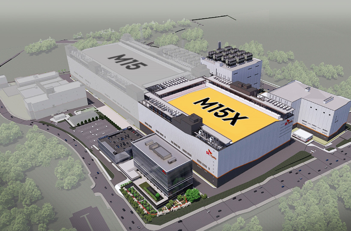 SK하이닉스 청주 팹 M15X 조감도. 충북도 제공