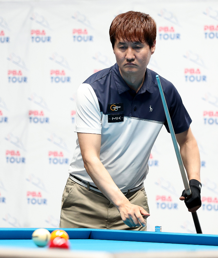 박기호의 경기 모습. PBA 