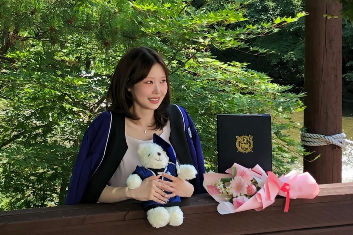 서울대학교 졸업을 앞둔 박다윤 고수. 박 고수 제공