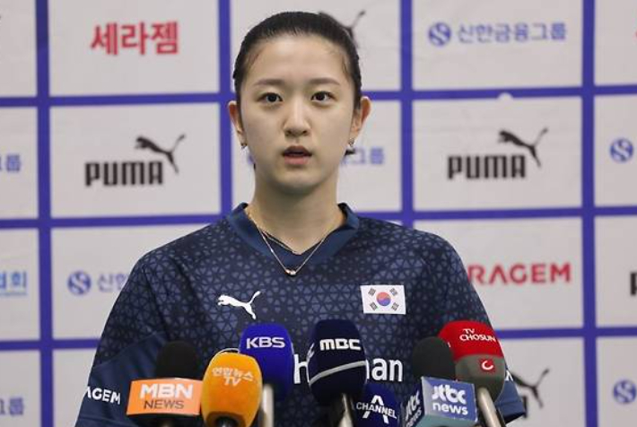 2023년 항저우아시안게임을 앞두고 각오를 밝히는 이다현. 연합뉴스 