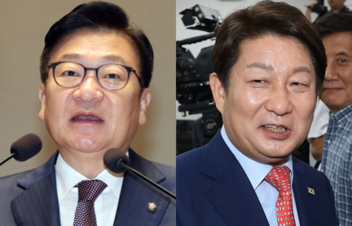 화 안 풀린 정점식, 회의 불참… '멱살' 권영진은 사과[영상]