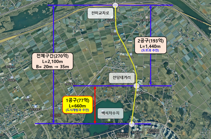 전주 과학로 확장사업 위치도. 전주시 제공