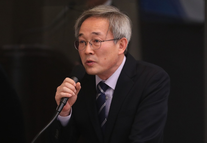 상지대 제10대 총장에 임명된 한의과대학 방정균 교수. 상지대 제공 