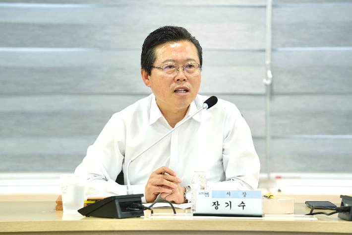 장기수 시장. 천안시 제공