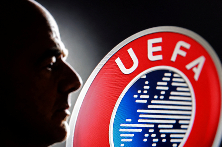 유럽축구연맹(UEFA)의 거센 반발에 부딪힌 잔니 인판티노 회장. 연합뉴스