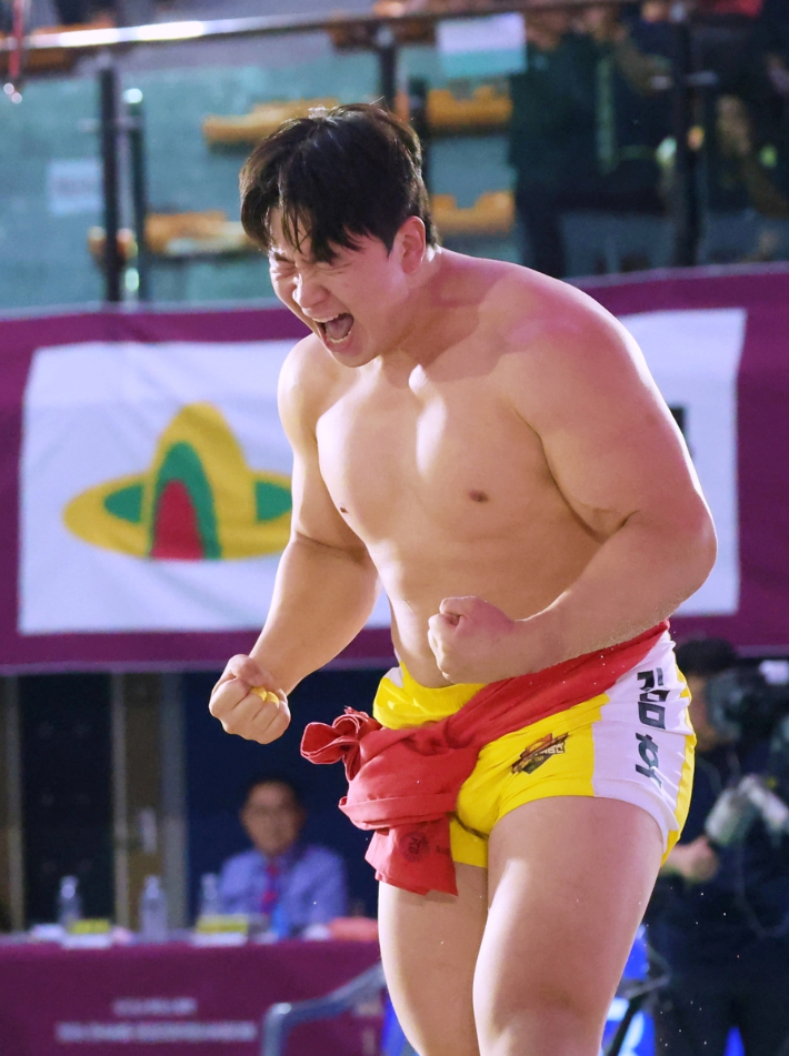 한라급 최강으로 군림하는 김무호. 대한씨름협회 