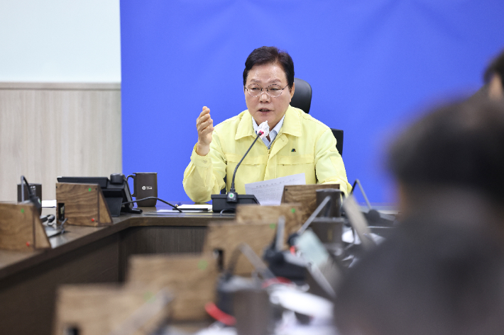 경남 저수율 37.5%…박완수 "지금이 적기" 저수지 준설 대통령 건의
