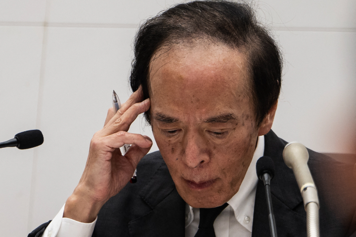 우에다 가즈오 일본은행 총재. 연합뉴스
