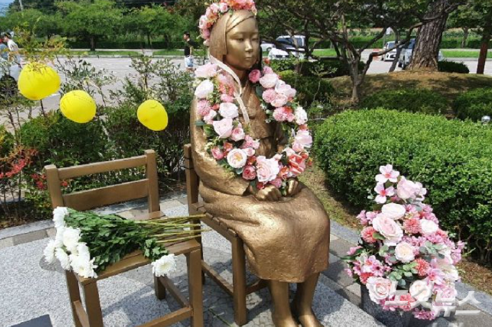 강릉 평화의 소녀상. 전영래 기자
