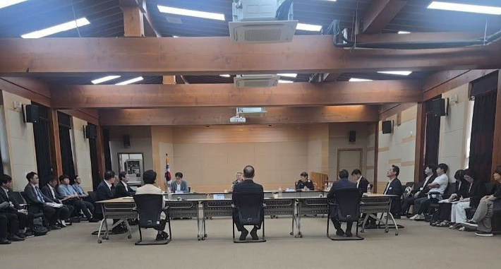 지난달 장흥에서 열린 순천대와 목포대 등의 의대 논의. 전남광주통합특별시 제공