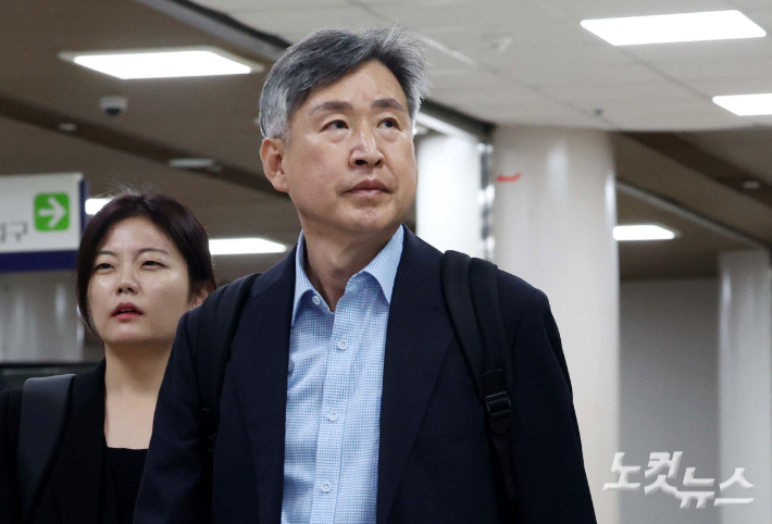 12·3 비상계엄에 가담한 혐의를 받는 김종욱 전 해양경찰청장. 류영주 기자