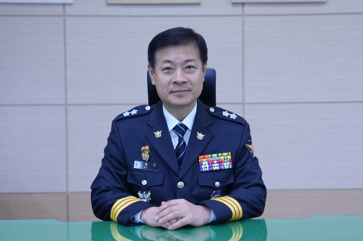 고범석 청장. 전남경찰청 제공