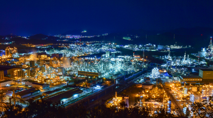 여수산단 전경. 여수시 제공
