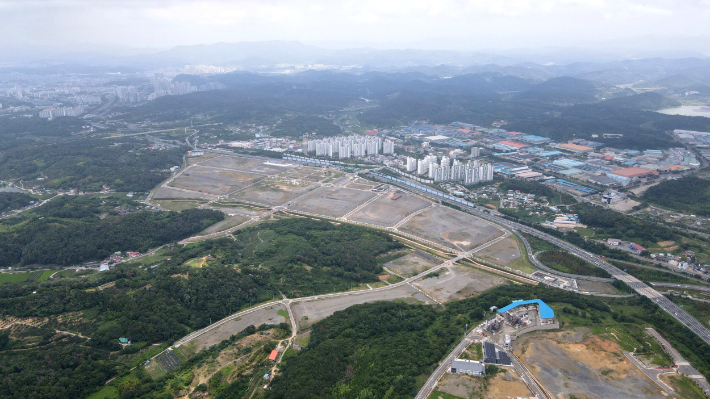 경남우주항공국가산단. 진주시청 제공