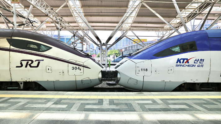 KTX-SRT 연결. 코레일 제공 