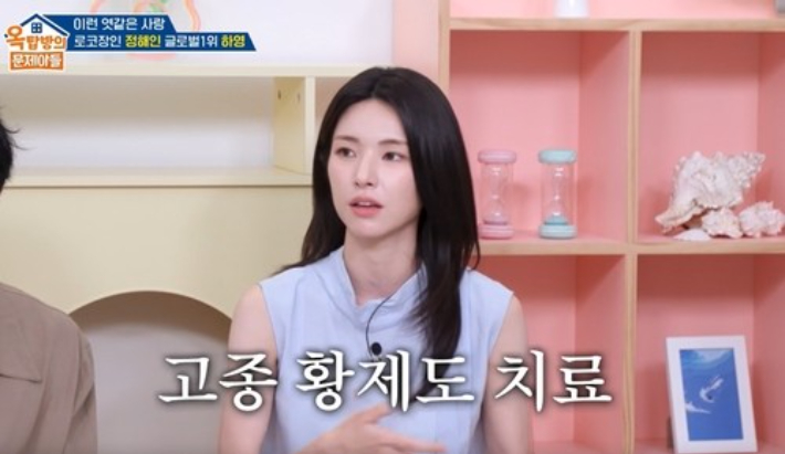 이번 '안상호 친일 논란'을 촉발한 배우 하영. KBS 2TV '옥탑방의 문제아들' 캡처