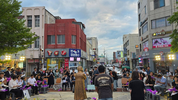 위안부 피해자 기림식. 독자제공