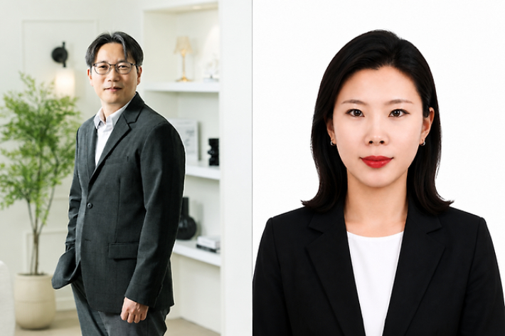 한보형 삼성전자 DS부문 펠로우(좌), 한태린 상무(우). 삼성전자 제공