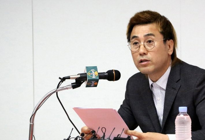 김병지 강원FC 대표이사. 연합뉴스