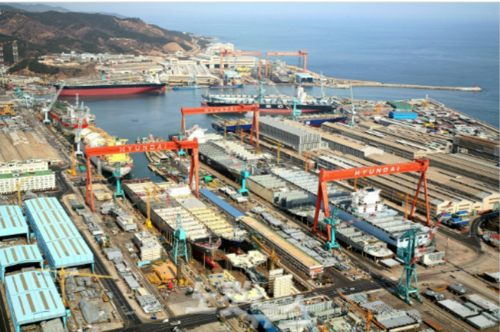 HD현대중공업 울산조선소 전경. HD현대중공업 제공