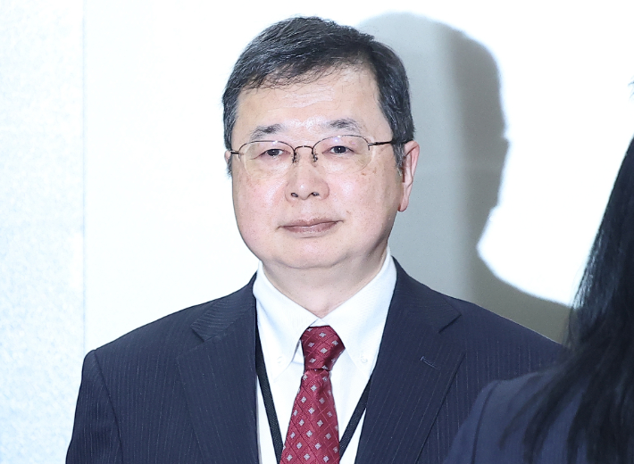 추조 가즈오 주한일본대사관 총괄공사. 연합뉴스