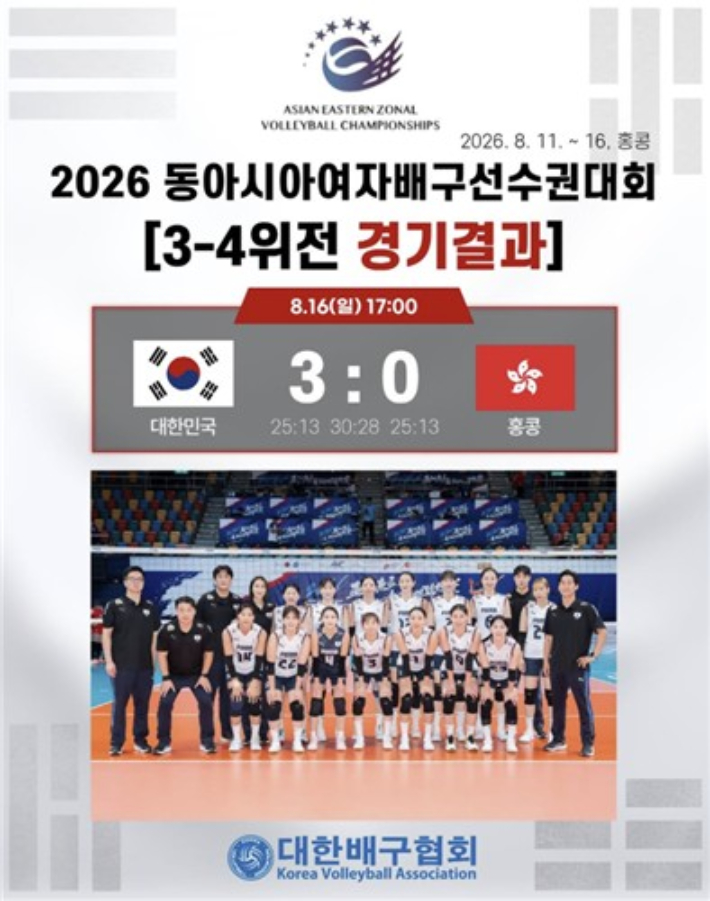 대한배구협회 SNS 캡처 