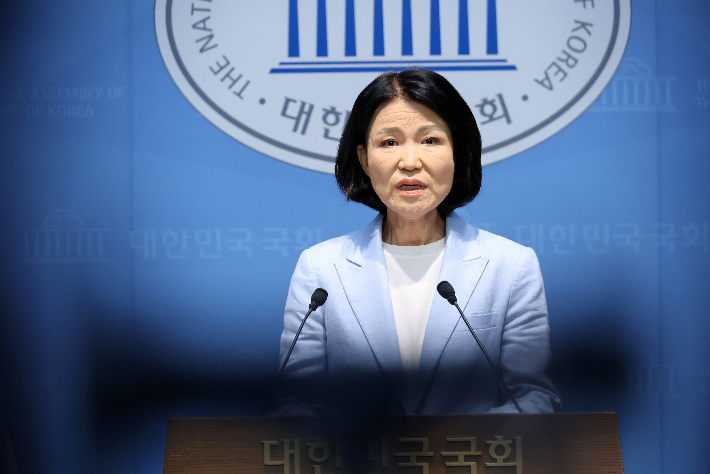 국민의힘 이진숙 의원. 연합뉴스