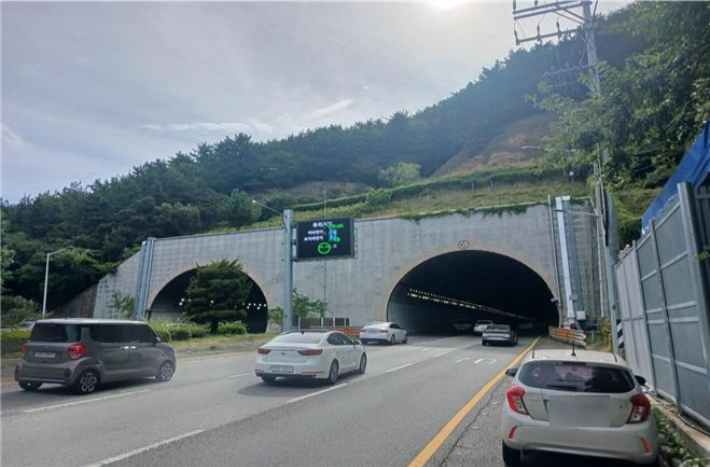 부산 장산터널. 부산시 제공