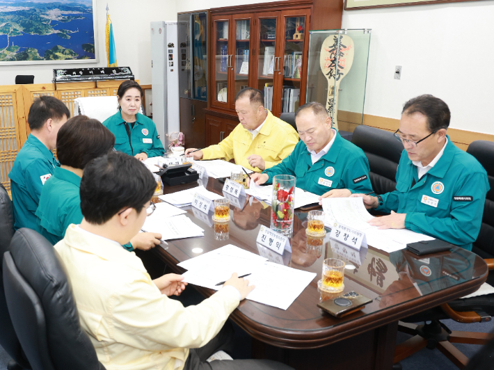 창원시의회 의장단간담회. 창원시의회 제공