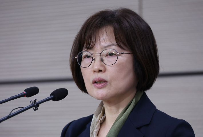 김문희 한국교육과정평가원장. 연합뉴스