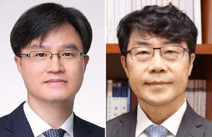 손봉기(왼쪽) 대구지방법원 부장판사와 김성수(오른쪽) 서울고등법원 부장판사. 연합뉴스