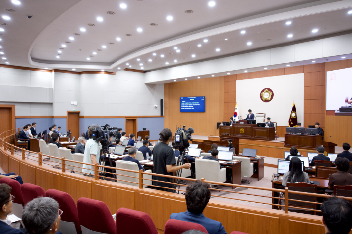 제331회 강릉시의회 임시회 폐회. 강릉시의회 제공