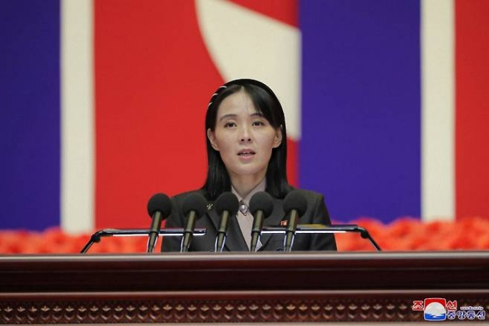 김여정 북한 노동당 총무부장. 연합뉴스