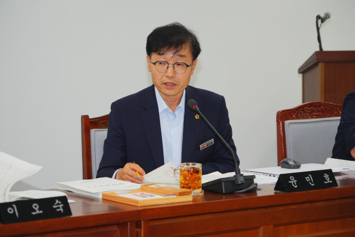 전남광주통합특별시의회 진보당 윤민호 의원. 통합특별시의회 제공