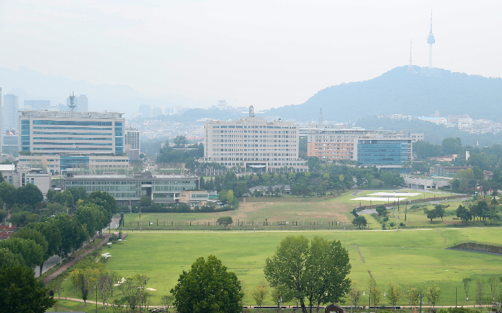 서울 용산구 용산공원 내 용산어린이정원의 모습. 연합뉴스