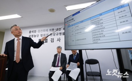3대 특검 이후 남은 의혹을 수사해 온 2차 종합특별검사팀 권창영 특별검사가 24일 오전 경기 과천시 특검팀 사무실에서 180일간의 수사 결과에 대해 브리핑을 하고 있다.