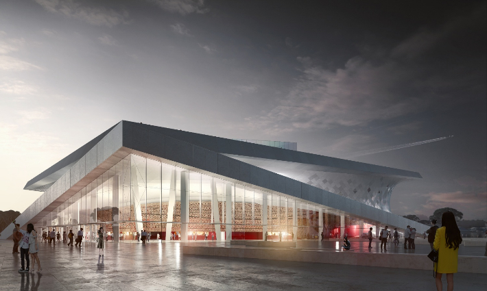 부산오페라하우스 조감도.  부산시 제공